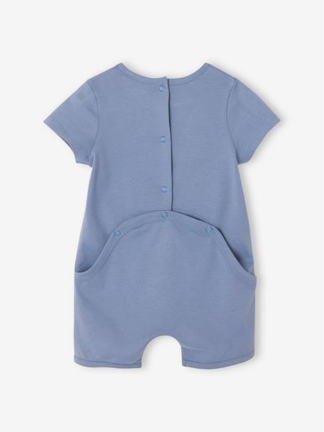 Pack of 2 Playsuits for Newborn Babies chambray blue 