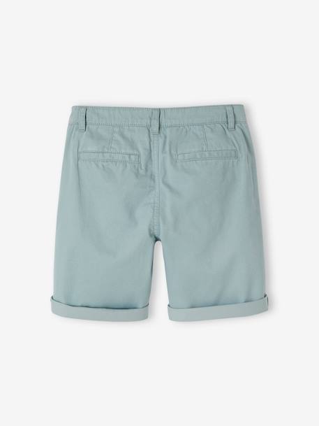 Chino Bermuda Shorts for Boys beige+BLUE MEDIUM SOLID WITH DESIGN+green+grey blue 