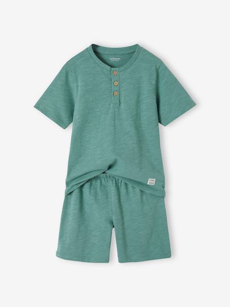 Pyjamas in Marl Jersey Knit for Boys emerald green 