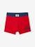 Pack of 5 'Firefighter' Stretch Boxers in Organic Cotton for Boys ocean blue 