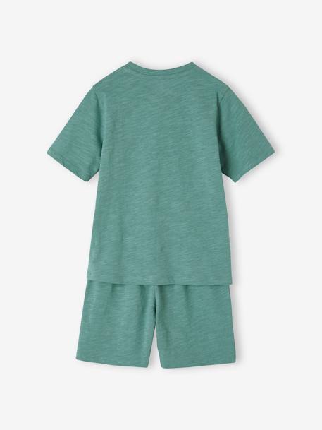 Pyjamas in Marl Jersey Knit for Boys emerald green 