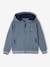 Zipped Sports Jacket with Hood for Boys grey blue+lichen+marl grey+navy blue+red 