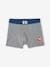 Pack of 5 'Firefighter' Stretch Boxers in Organic Cotton for Boys ocean blue 