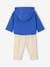 Cotton Gauze Shirt & Trousers Outfit for Babies royal blue 