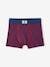 Pack of 5 'Firefighter' Stretch Boxers in Organic Cotton for Boys ocean blue 