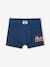 Pack of 5 'Firefighter' Stretch Boxers in Organic Cotton for Boys ocean blue 