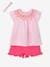 Blouse, Shorts & Headband Ensemble for Babies rose 