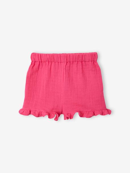 Blouse, Shorts & Headband Ensemble for Babies rose 