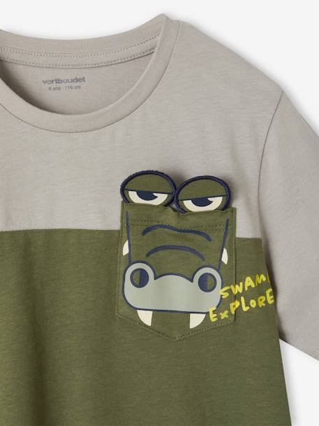 Crocodile Short Pyjamas for Boys olive 