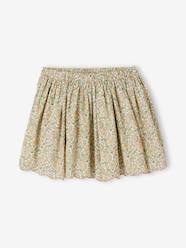 -Floral Bohemian Skirt for Girls