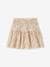 Floral Cotton Gauze Skirt, for Girls ecru+printed white 