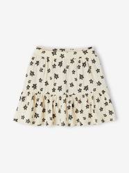 Skort with Floral Print, for Girls