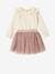 Top with Broderie Anglaise Collar & Tulle Skirt for Baby Girls ecru 