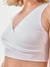 Pack of 2 Crossover Bras, Lace Finish, Maternity & Nursing Special white 