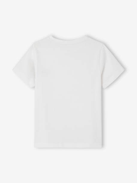 Plain T-Shirt for Boys WHITE LIGHT SOLID 