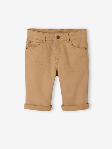 Bermuda Shorts for Boys beige+Dark Blue+GREEN LIGHT SOLID WITH DESIGN+grey blue+olive+Orange+pale yellow+striped blue 