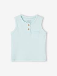 Baby-T-shirts & Roll Neck T-Shirts-T-Shirts-Sleeveless Rib Knit Top for Babies