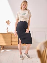 Maternity-T-Shirt with Message, in Organic Cotton, Maternity & Nursing Special