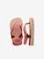 Mini Me Flip-Flops for Babies, by HAVAIANAS rose 