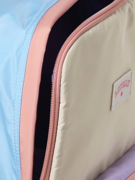 Retro Colourblock Backpack for Girls lilac 