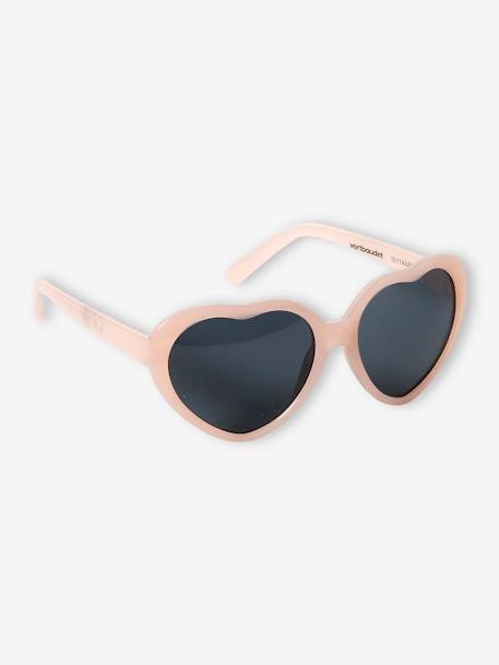Heart-Shaped Sunglasses for Girls rose 