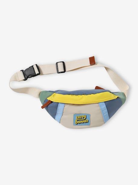 Colourblock Bumbag for Boys ecru 