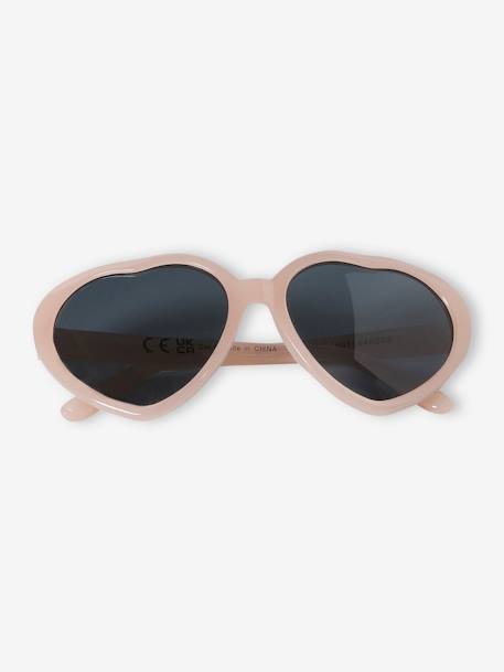 Heart-Shaped Sunglasses for Girls rose 