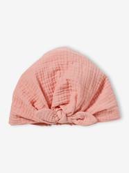 Baby-Accessories-Other Accessories-Plain Scarf Hat with Bow, for Baby Girls