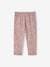 Cropped Cotton Gauze Trousers with Floral Print, for Girls BLUE MEDIUM ALL OVER PRINTED+blush+printed white 