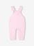 Twill Dungarees with Ruffles, for Babies lilac 