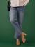 Straight Leg Jeans for Maternity, Seamless Belly Band, by ENVIE DE FRAISE bleached denim+stone 