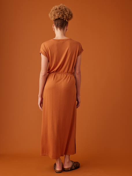 Long Dress for Maternity, by ENVIE DE FRAISE caramel 