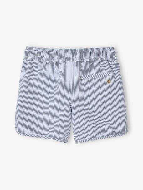 Striped Swim Shorts for Boys striped blue 