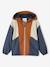 Colourblock Windcheater with Hood for Boys aqua green+blue 