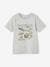 Basics T-Shirt with Animal Motifs for Boys marl grey+slate blue 