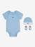 Set of 3 Batwing Items by Levi's® for Babies pale pink+sky blue 