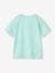 Fun T-Shirt with Animal, for Boys azure+turquoise+white 