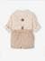 Occasion Wear Ensemble: Shirt + Shorts + Braces for Babies taupe 