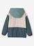 Colourblock Windcheater with Hood for Boys aqua green+blue 