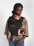 Physiological Baby Carrier, HoodieCarrier 2 by LOVE RADIUS black+grey+printed black 