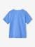 Fun T-Shirt with Animal, for Boys azure+turquoise+white 