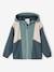 Colourblock Windcheater with Hood for Boys aqua green 