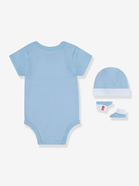 Set of 3 Batwing Items by Levi's® for Babies pale pink+sky blue 