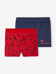 Boys-Swim & Beachwear-Pack of 2 Swim Shorts for Boys