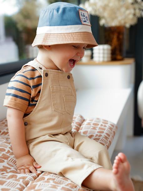 Colourblock Bucket Hat for Baby Boys blue 