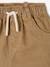 Straight Leg Trousers with Elasticated Waistband, for Babies beige 