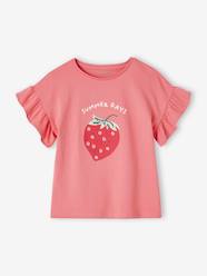 Girls-Tops-T-Shirts-T-Shirt with Sequinned Motif for Girls