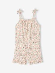 -Ruffled Jumpsuit for Girls