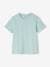 Short Sleeve T-Shirt, for Boys Blue+navy blue+turquoise+white 