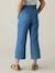 Wide-Leg Trousers in Light Denim for Girls, by CYRILLUS stone 